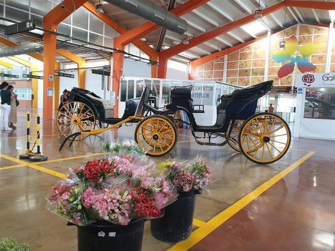 Calesas del concurso de la Batalla de Flores de Valncia