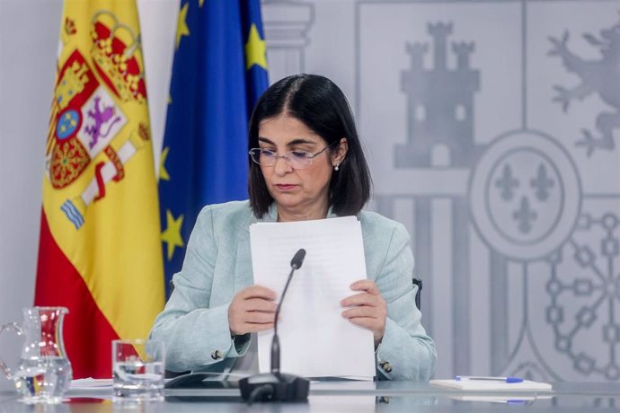 La ministra de Sanidad, Carolina Darias