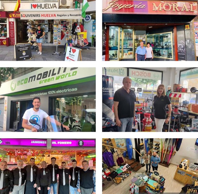 Comercios premiados.