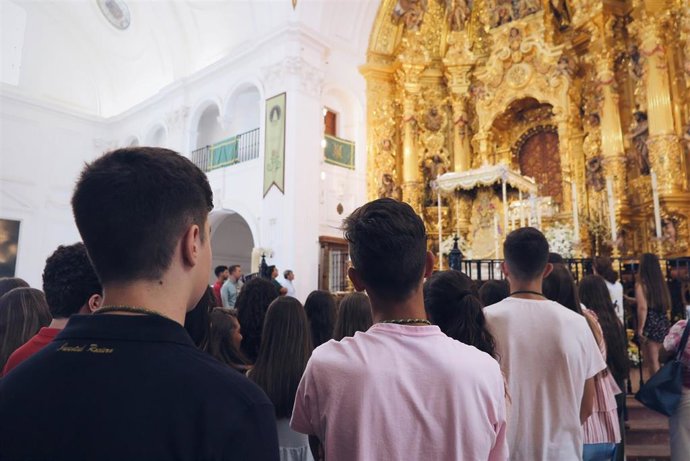 Encuentro de Jóvenes Rocieros en una imagen de archivo.