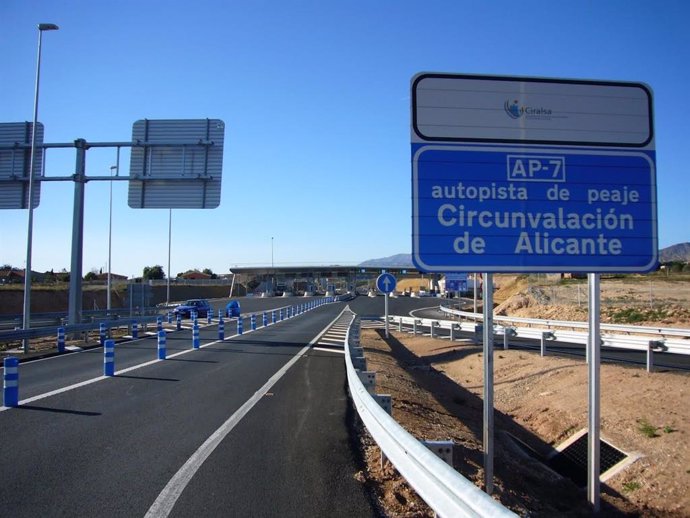 Archivo - Autopista AP-7 Circunvalación de Alicante