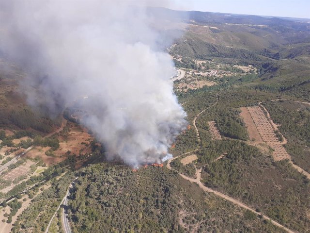 Incendio en Portugal.