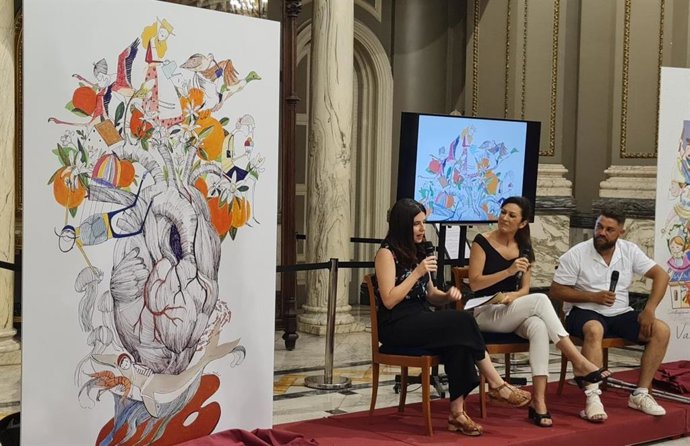 Presentación del boceto de la falla grande municipal de 2023