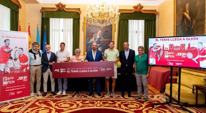 Acto de presentación del Gijón Open con Pablo Carreño como abanderado