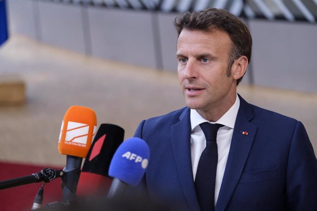 El presidente de Francia, Emmanuel Macron