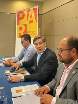 El presidente del PAR, Arturo Aliaga, ha presidido la reunión de la Ejecutiva.