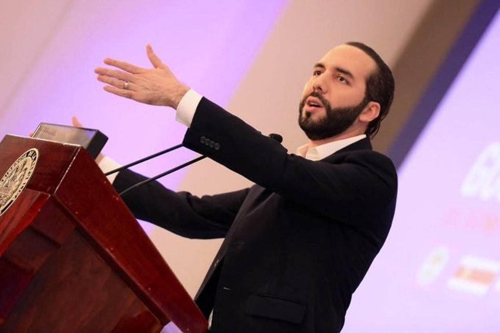 Archivo - El presidente de El Salvador, Nayib Bukele