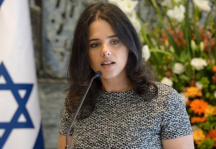 La ministra del Interior de Israel, Ayelet Shaked