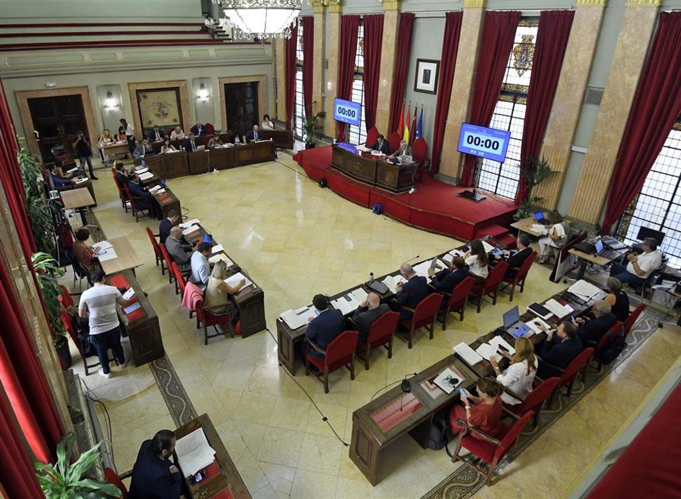 Imagen del Pleno del Ayuntamiento de Murcia