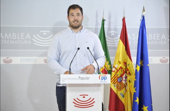 El portavoz de Empleo del Grupo Parlamentario Popular, Javier Cienfuegos, en una imagen de archivo