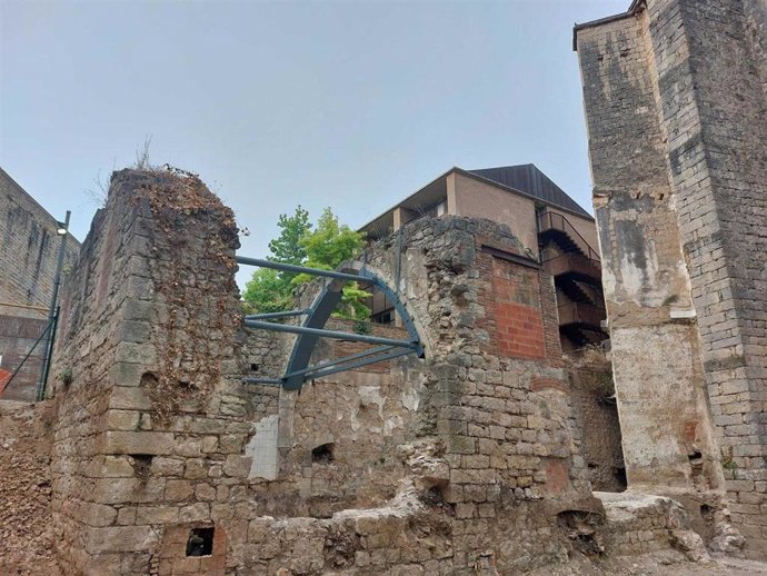 Unas obras descubren una capilla gótica del siglo XIV en la UdG
