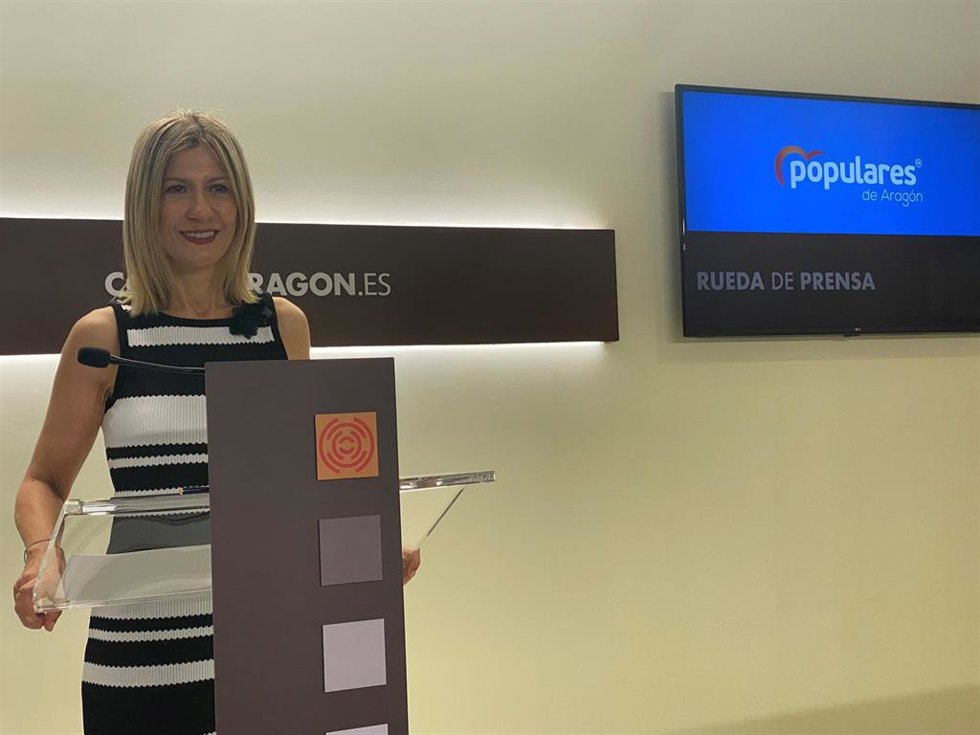 La portavoz del PP Aragón, Mar Vaquero.
