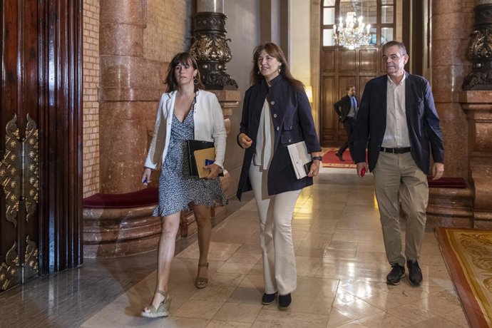 La presidenta del Parlament, Laura Borrs