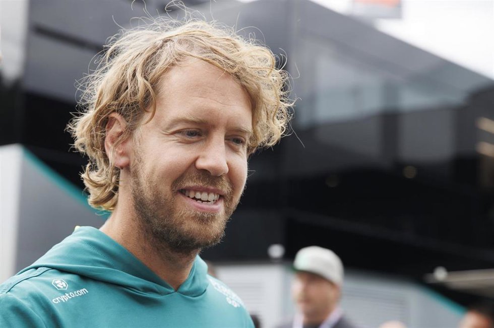 El piloto alemán de Aston Martin, Sebastian Vettel