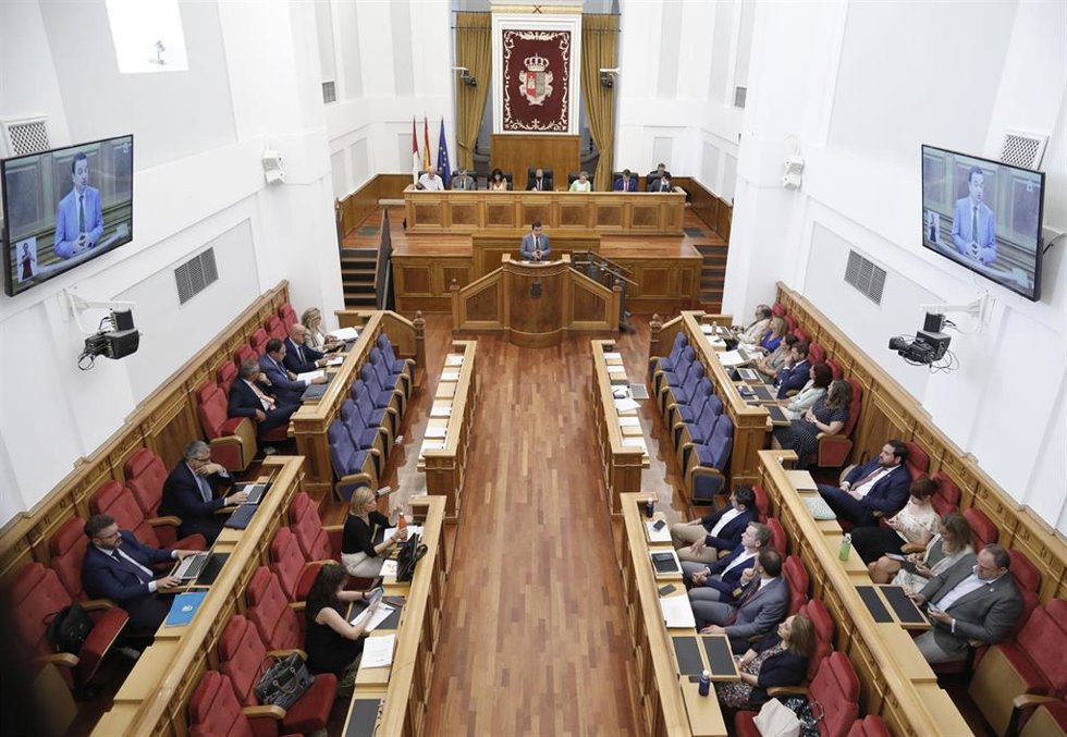 Pleno en las Cortes.