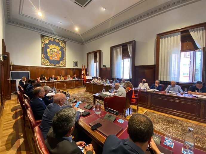 Pleno de la Diputación de Palencia.
