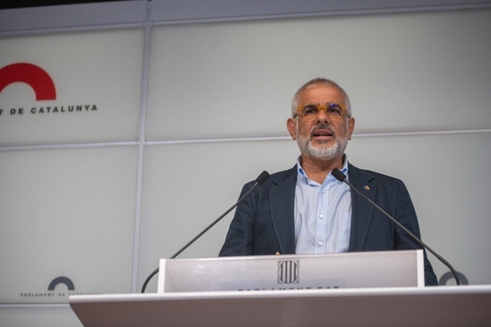 Carlos Carrizosa en rueda de prensa.