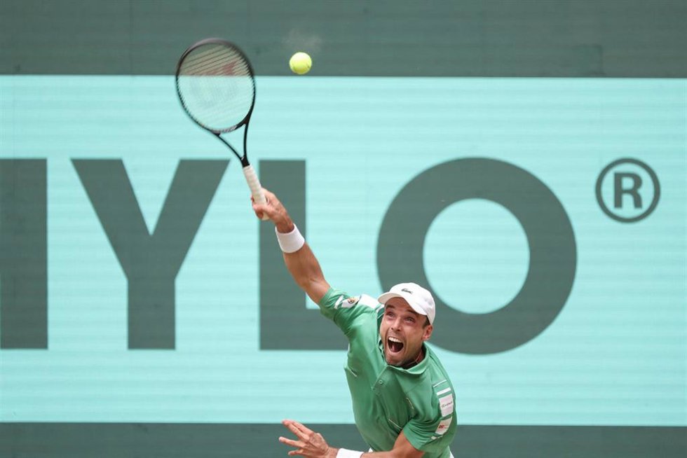 Archivo - El tenista español Roberto Bautista durante un torneo