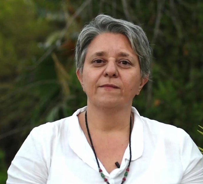 La portavoz de Podemos Calvi, Marga Plomer.