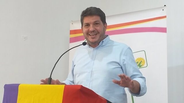 El coordinador provincial de Izquierda Unida en Huelva, Marcos Toti.