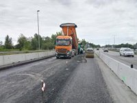 Mitma avanza en las obras de ampliación de la plataforma de la A-66 entre los enlaces de Lugones y Matalablima