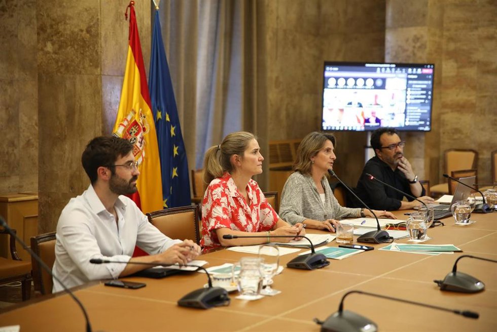 La vicepresidenta y ministra para la Transición Ecológica, Teresa Ribera, durante su participación en la conferencia sectorial de Energía del 28/07/2022.