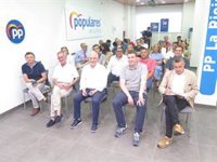 Ceniceros traslada el apoyo del PP "a la gestión del alcalde y de losconcejales del PP de Santo Domingo"