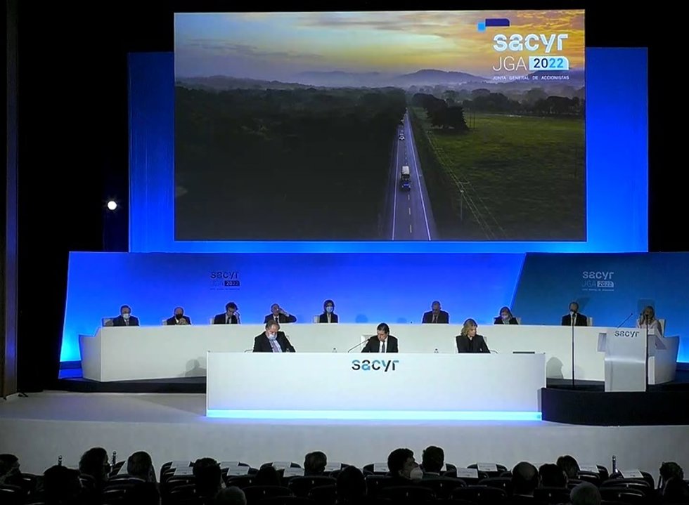 Archivo - Junta de accionistas de Sacyr de 2022