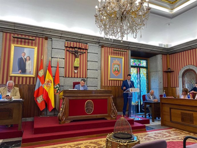 El alcalde de Burgos, en su intervención en el Debate sobre el Estado de Burgos