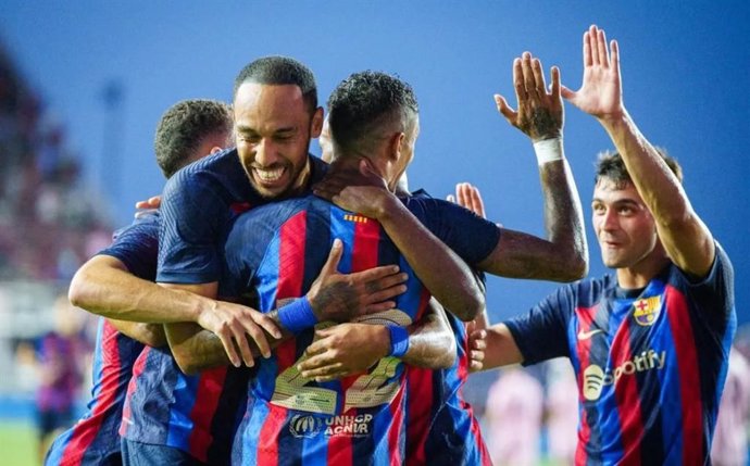 Raphinha marca en la goleada (0-6) del FC Barcelona contra el Inter de Miami.