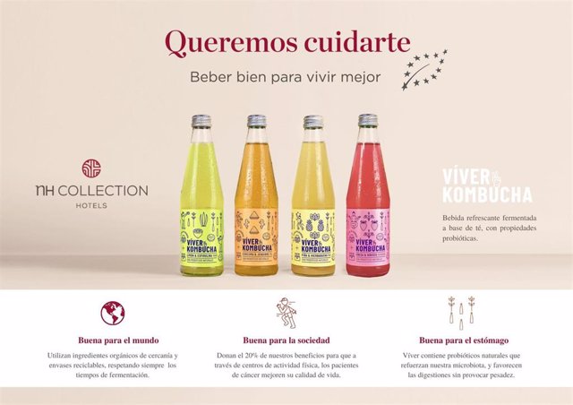 La productora de bebidas saludables adaptará su oferta a las necesidades de la cadena hotelera y realizará una campaña informativa en los establecimientos donde, bajo el lema 'Beber bien para vivir mejor'.