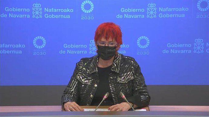 Archivo - La consejera de Salud del Gobierno de Navarra, Santos Induráin.