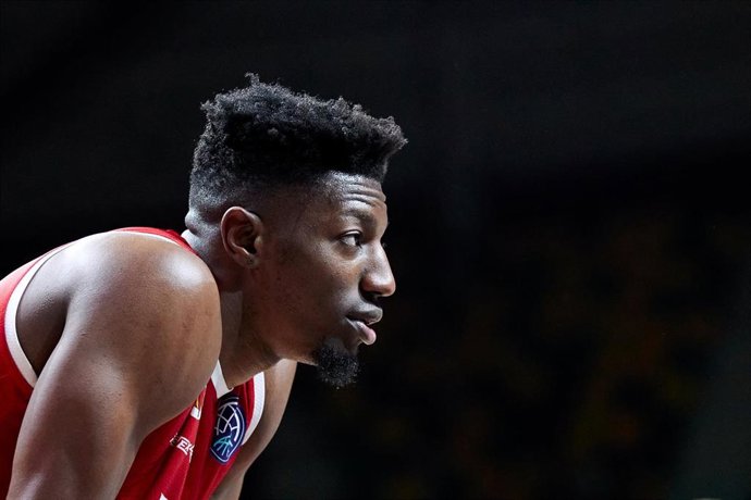 Archivo - Yankuba Sima durante un partido del BAXI Manresa 