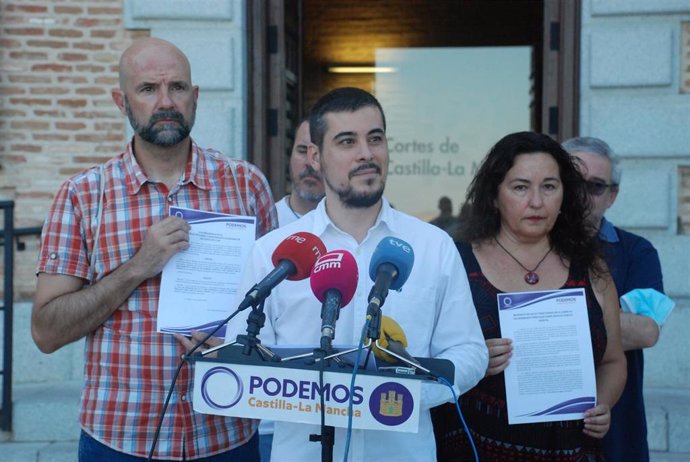 Podemos presenta una proposición no de ley  en las Cortes de Castilla-La Mancha, junto a sindicatos de GEACAM.