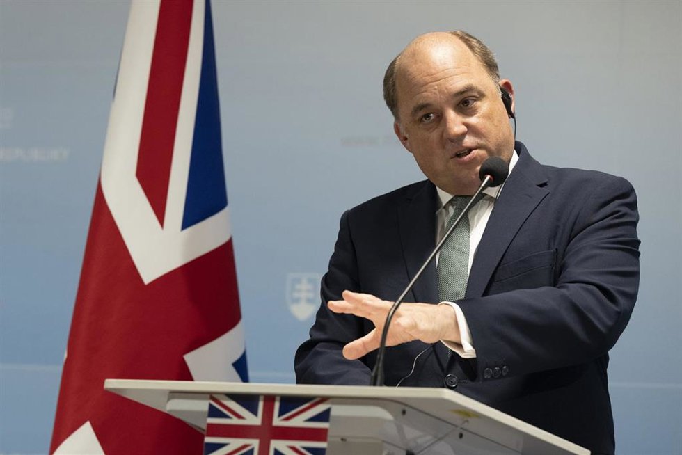 El ministro de Defensa británico, Ben Wallace.
