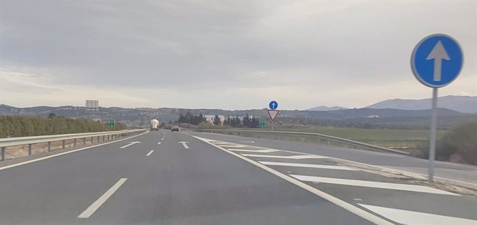 Archivo - Carretera, autovía Málaga