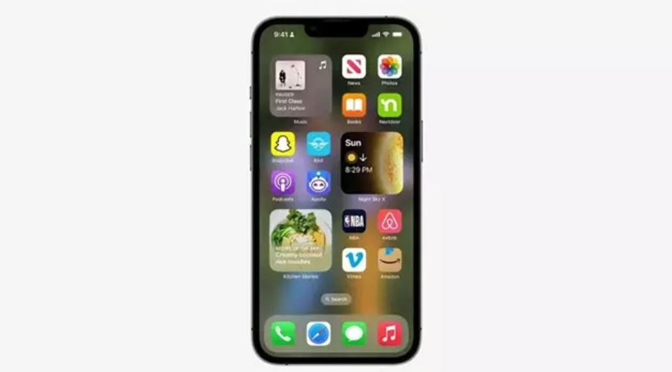 La pantalla de bloqueo renovada de iOS 16 presentada por Apple en el WWDC 2022