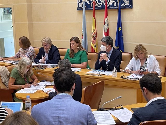 Reunión del Pleno del Ayuntamiento de Segovia.