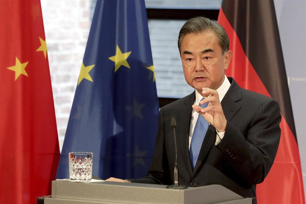Archivo - El ministro de Exteriores de China, Wang Yi 