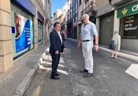 Cs Sevilla advierte del "retraso injustificado" de las obras de reurbanización de la calle Murillo