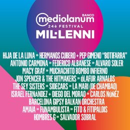 Cartell del Festival Milleni de Barcelona