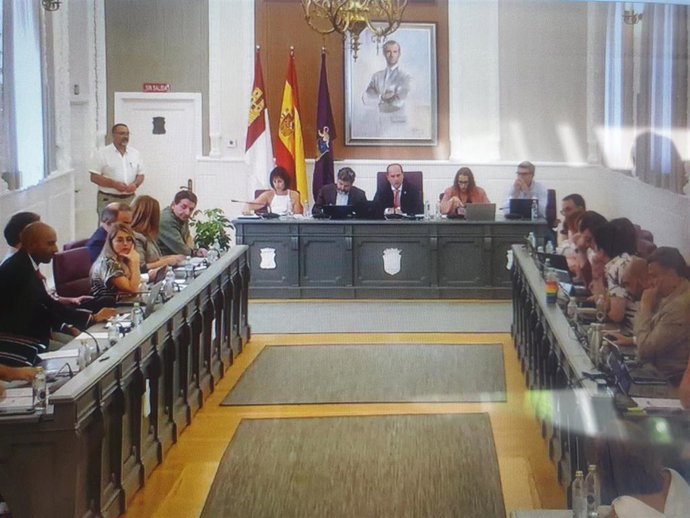 Pleno en el Ayuntamiento de Guadalajara