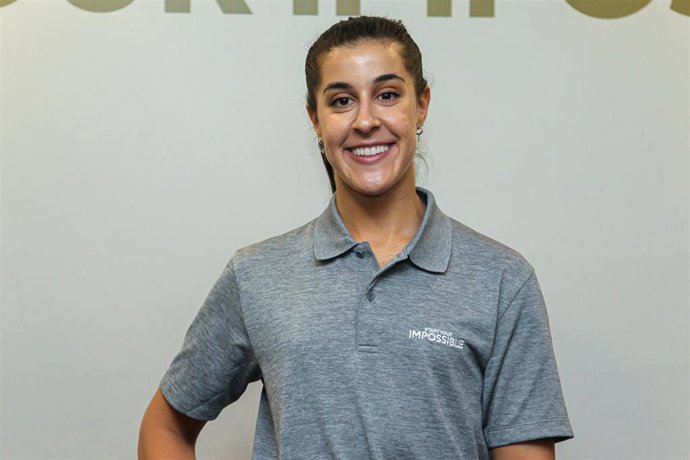 Archivo - La ex campeona olímpica Carolina Marin, uno de los deportistas que se han beneficiado de las ayudas de la Fundación Andalucía Olímpica, que cumple 25 años.
