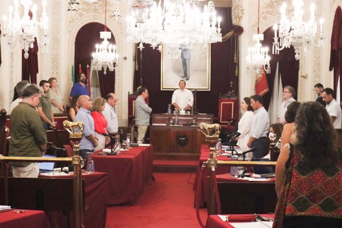 Pleno del Ayuntamiento de Cádiz.