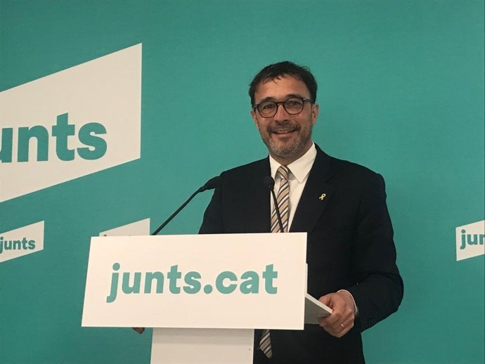 Archivo - El portaveu de Junts, Josep Rius