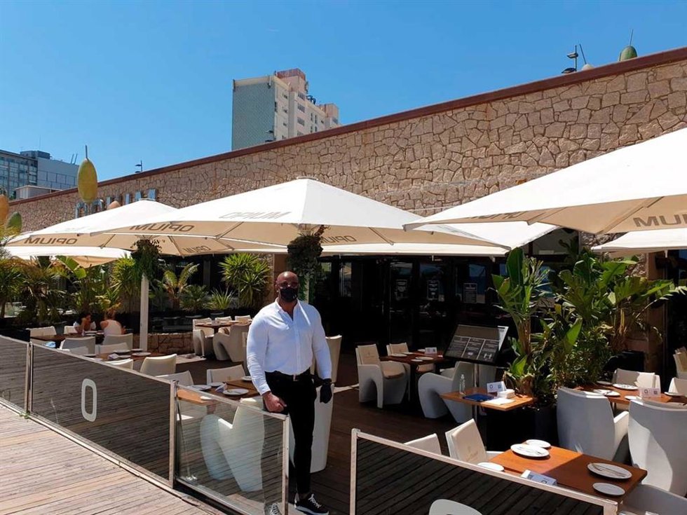 Archivo - Instalaciones exteriores de Opium Barcelona. - Archivo
