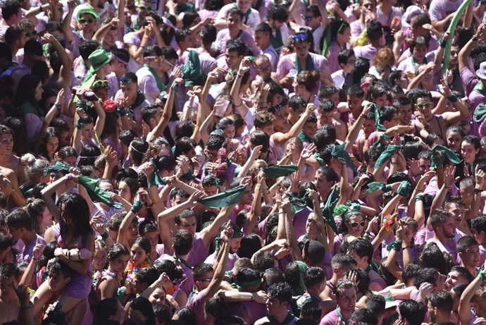 Archivo - Foto de archivo del inicio de las Fiestas de San Lorenzo