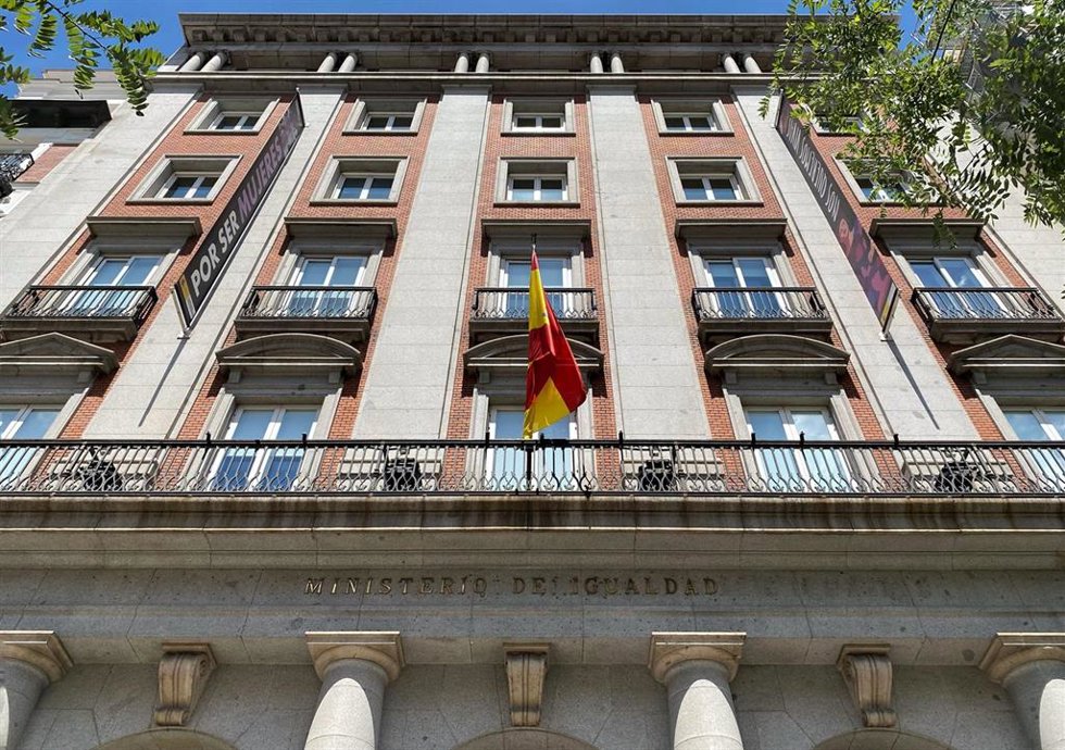 Edificio de la sede del Ministerio de Igualdad.