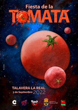 Cartel de 'La tomatá' de Talavera la Real