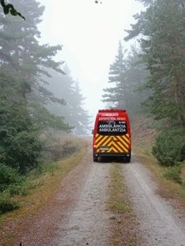 Rescatado tras sufrir un accidente en las laderas del monte Kakueta.
